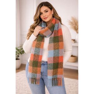 Donegal Design Handcrafted In Ireland 70% Mohair 100% Wool Scarf